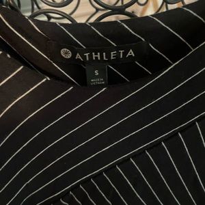 Black and white stripe dress